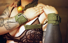 Load image into Gallery viewer, Polka Green Handcuffs