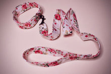 Load image into Gallery viewer, Floral Pink Leash &amp; Collar
