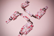 Load image into Gallery viewer, Floral Pink SET of Hand &amp; Feet cuffs
